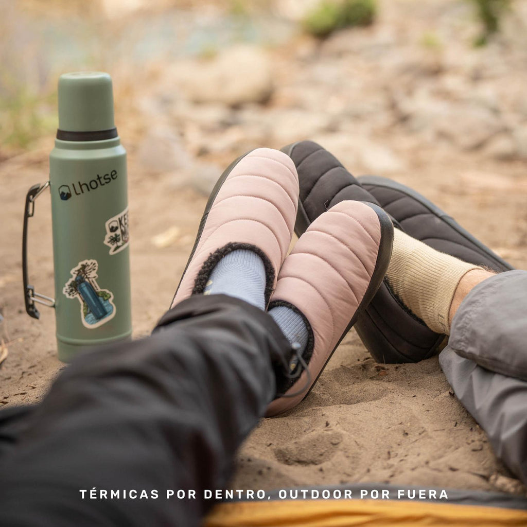 Rosa · Pantuflas Térmicas Nimbus Suela CloudGrip Outdoor Lhotse - foto del producto