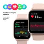 Rosa · Reloj Smartwatch Music Rhythm X10 41mm