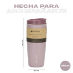 Vaso Mug Térmico Agua Café 2X Termicup 590 ml Black + Pink