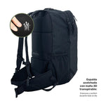 Lhotse Mochila Maleta de Viaje Nomad 35L apertura 180 grados compartimentos organizados - detalle