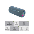 Azul · Parlante Portátil Inalámbrico Bluetooth Journey