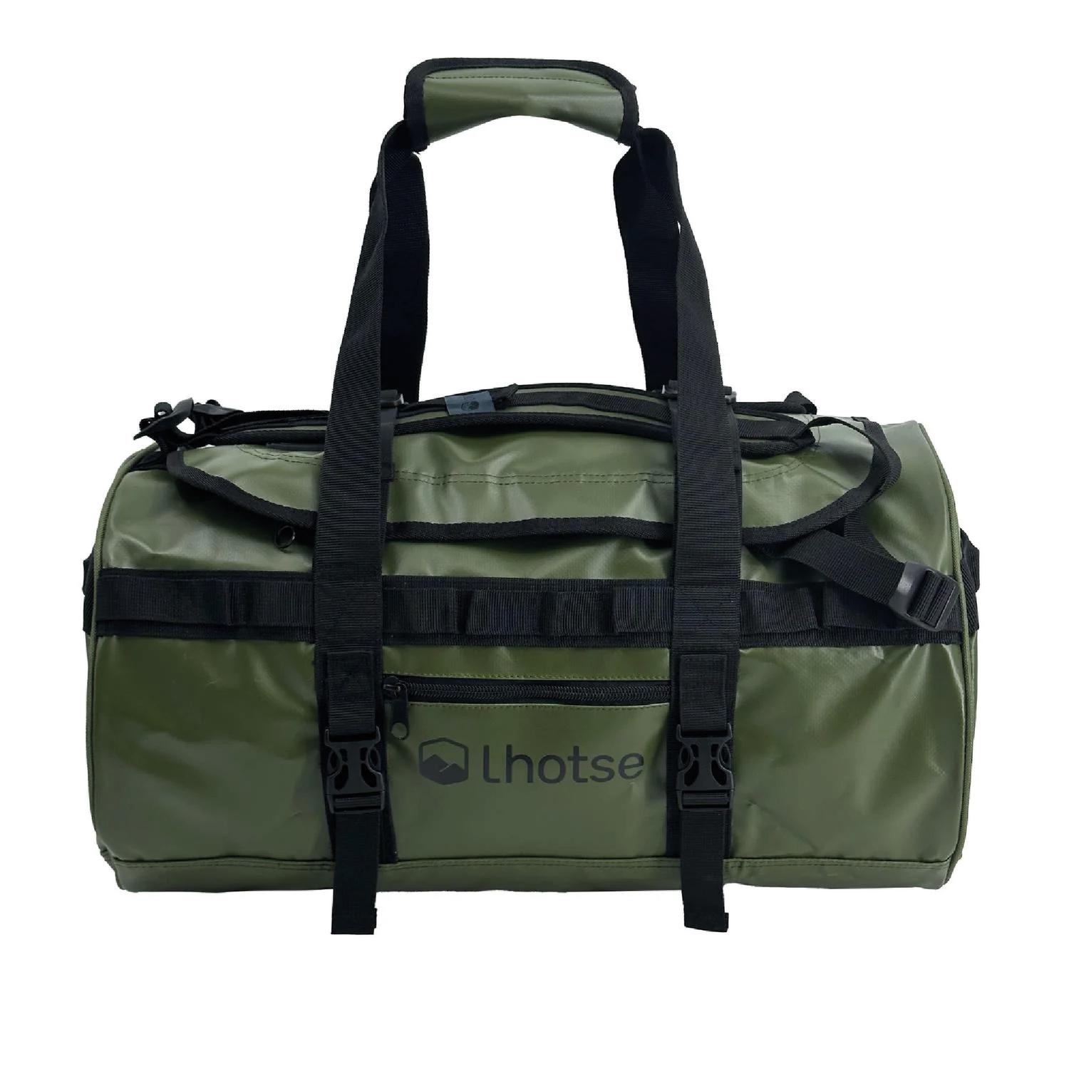Lhotse Bolso Duffel Impermeable 60L Verde - vista frontal
