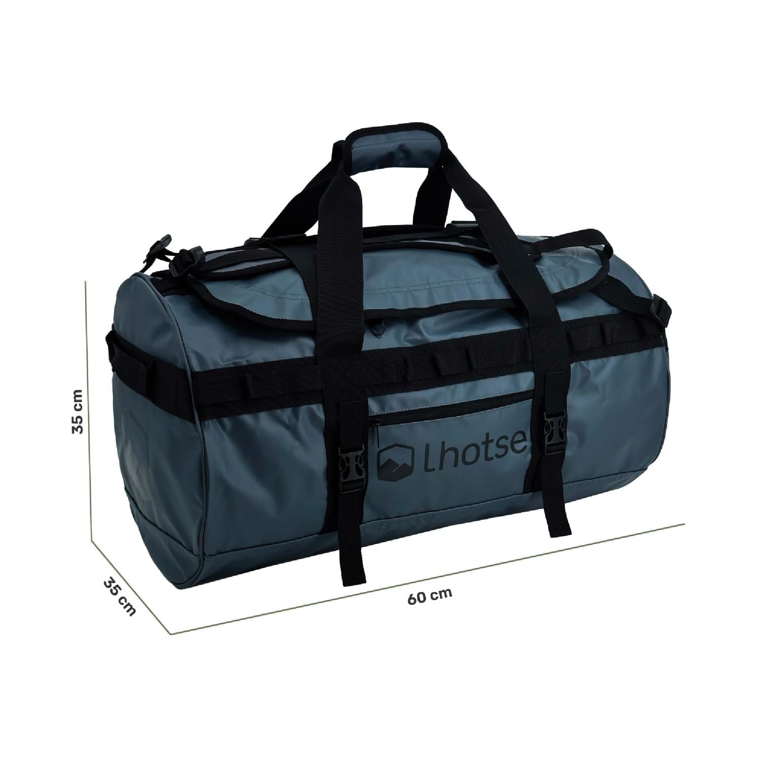 Lhotse Bolso Duffel Impermeable 60L Azul medidas 60x35x35cm referencia