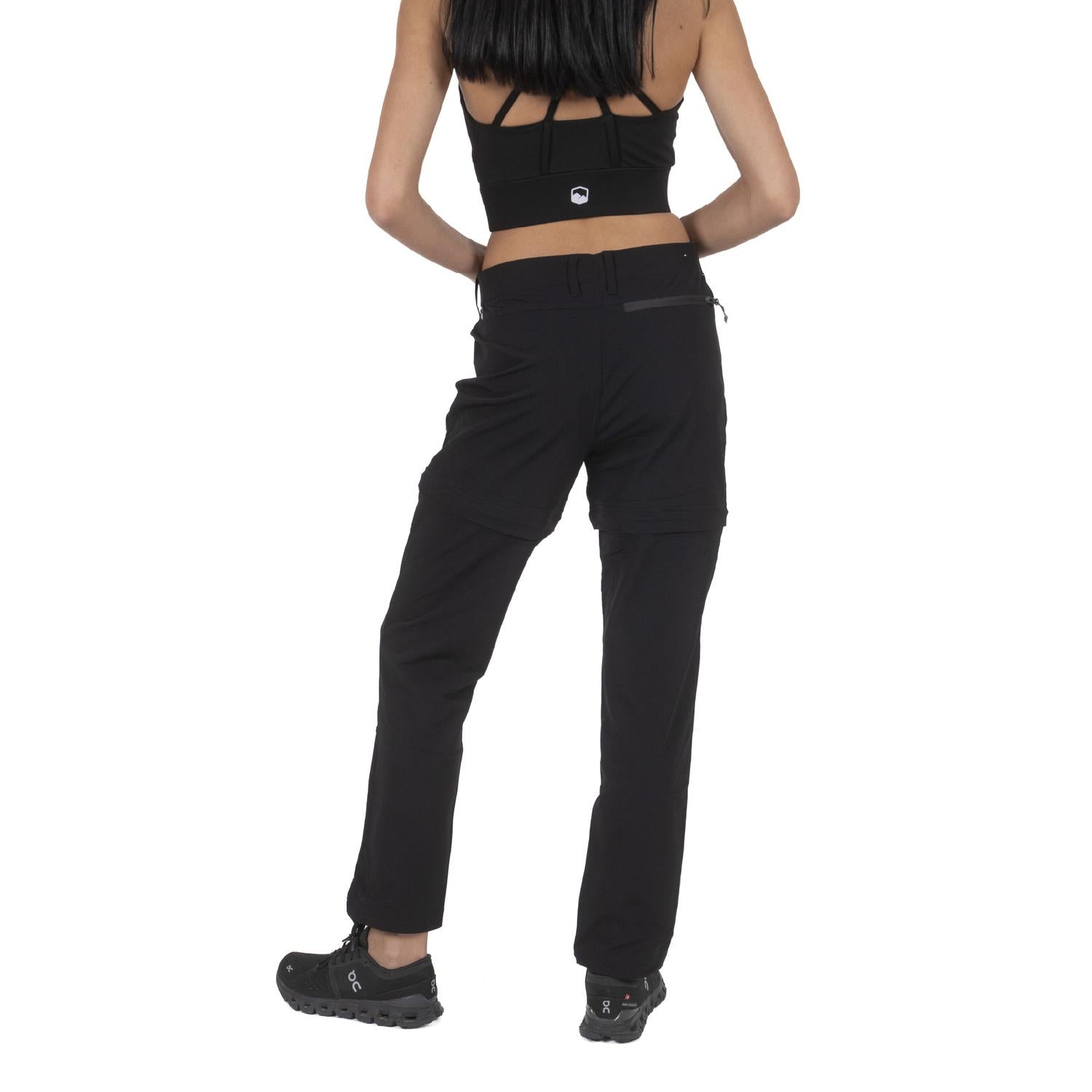 Negro · Pantalón Trekking Mujer Desmontable UV50+ Lukla-W Lhotse