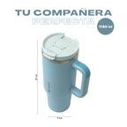Lhotse Vaso Tumbler 1180ml Azul cielo tu compañera vida activa - detalle