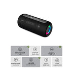 Negro · Parlante Portátil Inalámbrico Bluetooth Journey