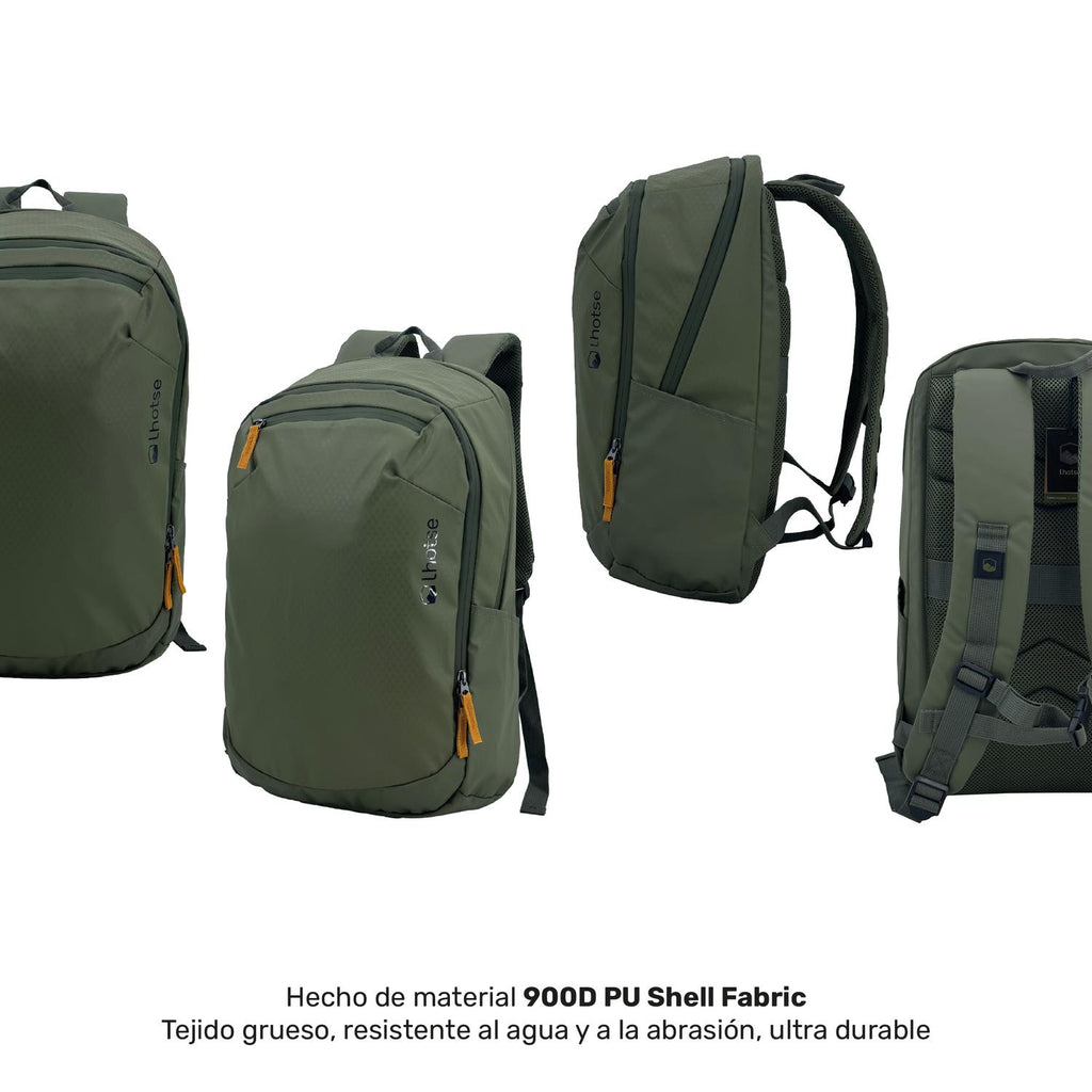 Lhotse Mochila Porta Notebook Pumori 22L detalle lateral cierres sellados - detalle