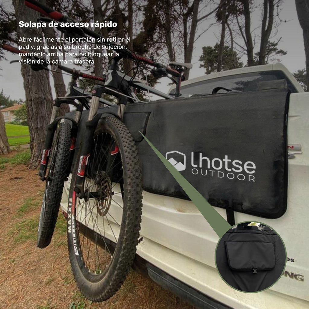 Lhotse Pick-Up Pad Porta 5 Bicicletas bicicletas cargadas plataforma - lifestyle