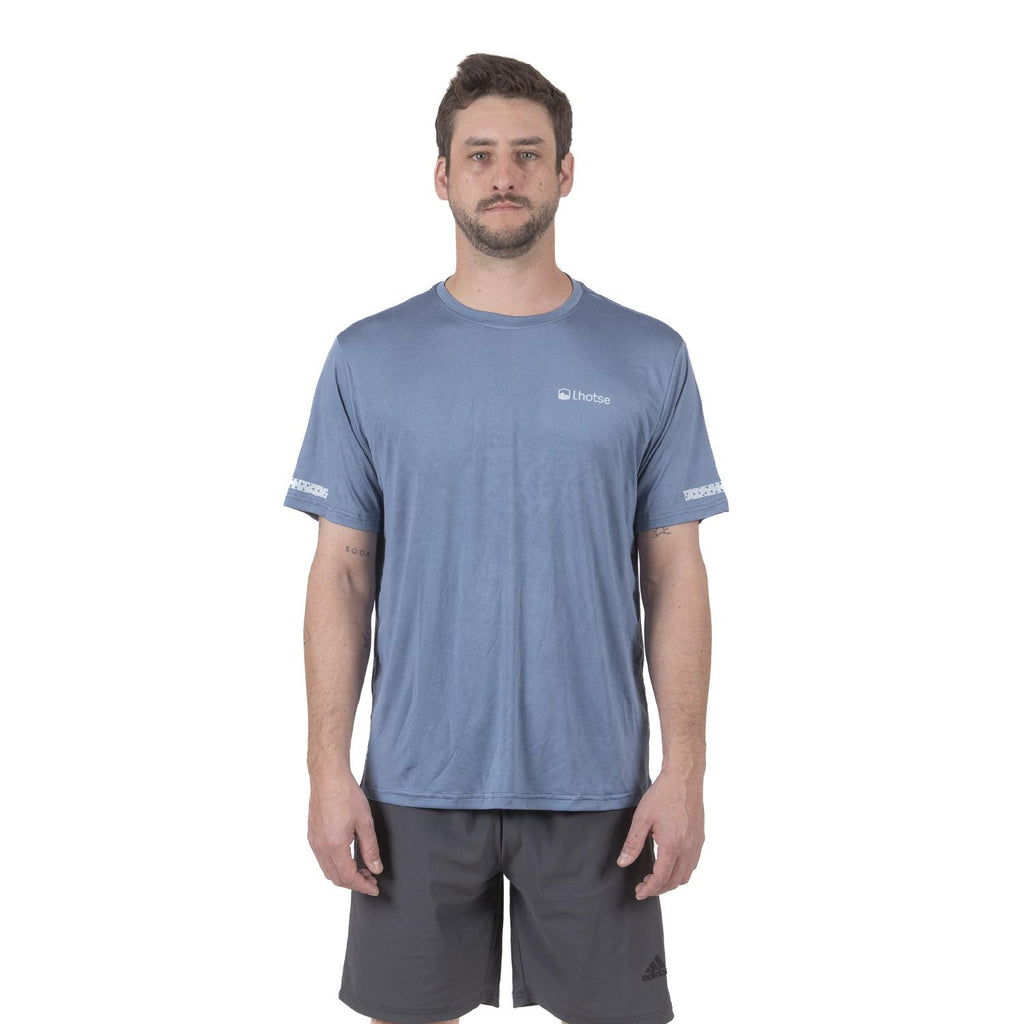 Azul · Polera Hombre Deportiva Manga Corta Boyak DryCool Lhotse