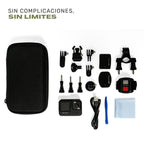 Lhotse Cámara de Acción Summit 5K kit accesorios completo casco bicicleta soporte - detalle