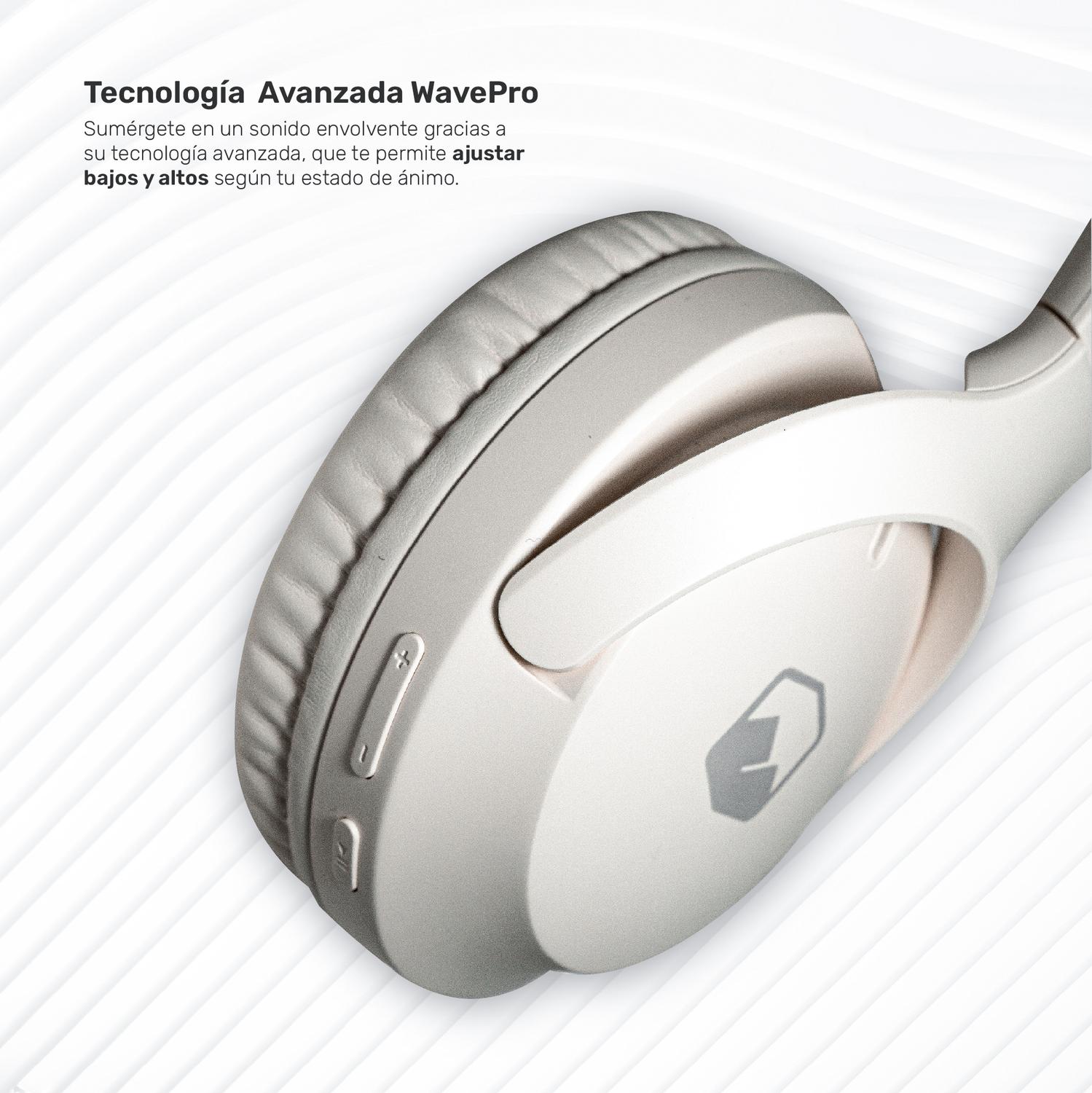 Beige · Lhotse Audífonos WavePro Over Ear - vista frontal