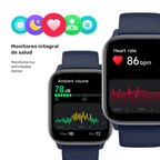 Azul · Reloj Smartwatch Music Rhythm X10 41mm
