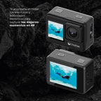 Lhotse Cámara de Acción Xplore 4K doble pantalla 2.0 y 1.3 pulgadas WiFi - detalle