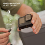 Lhotse Cámara de Acción Summit 5K control remoto Bluetooth incluido - detalle