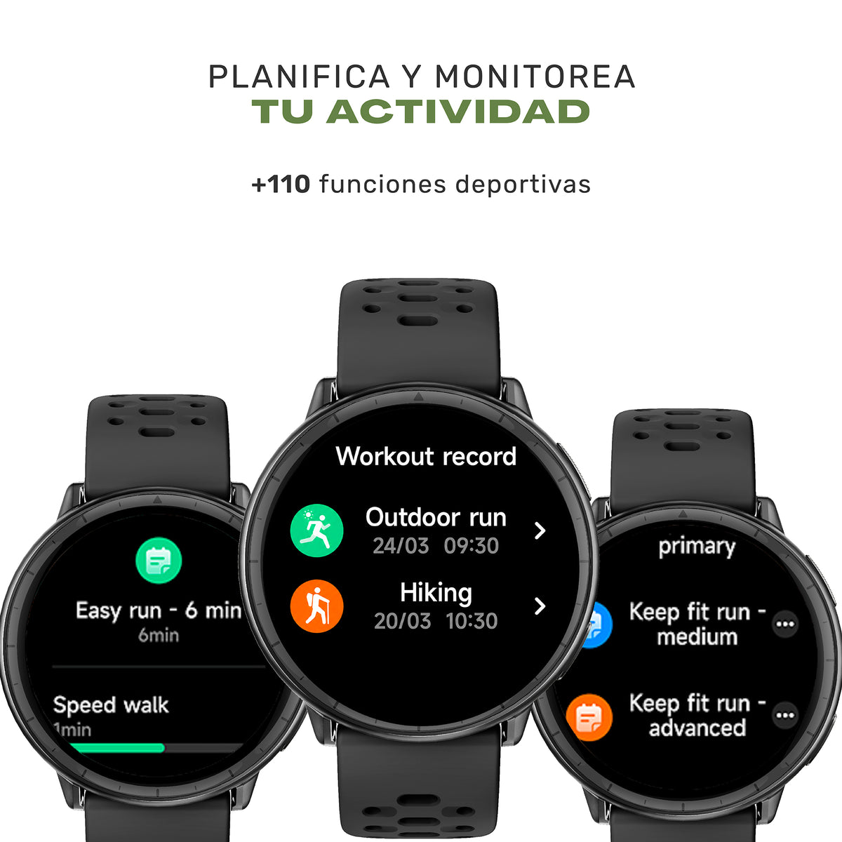 Reloj Smartwatch GPS Shar T1 43,5mm Lhotse Negro 5