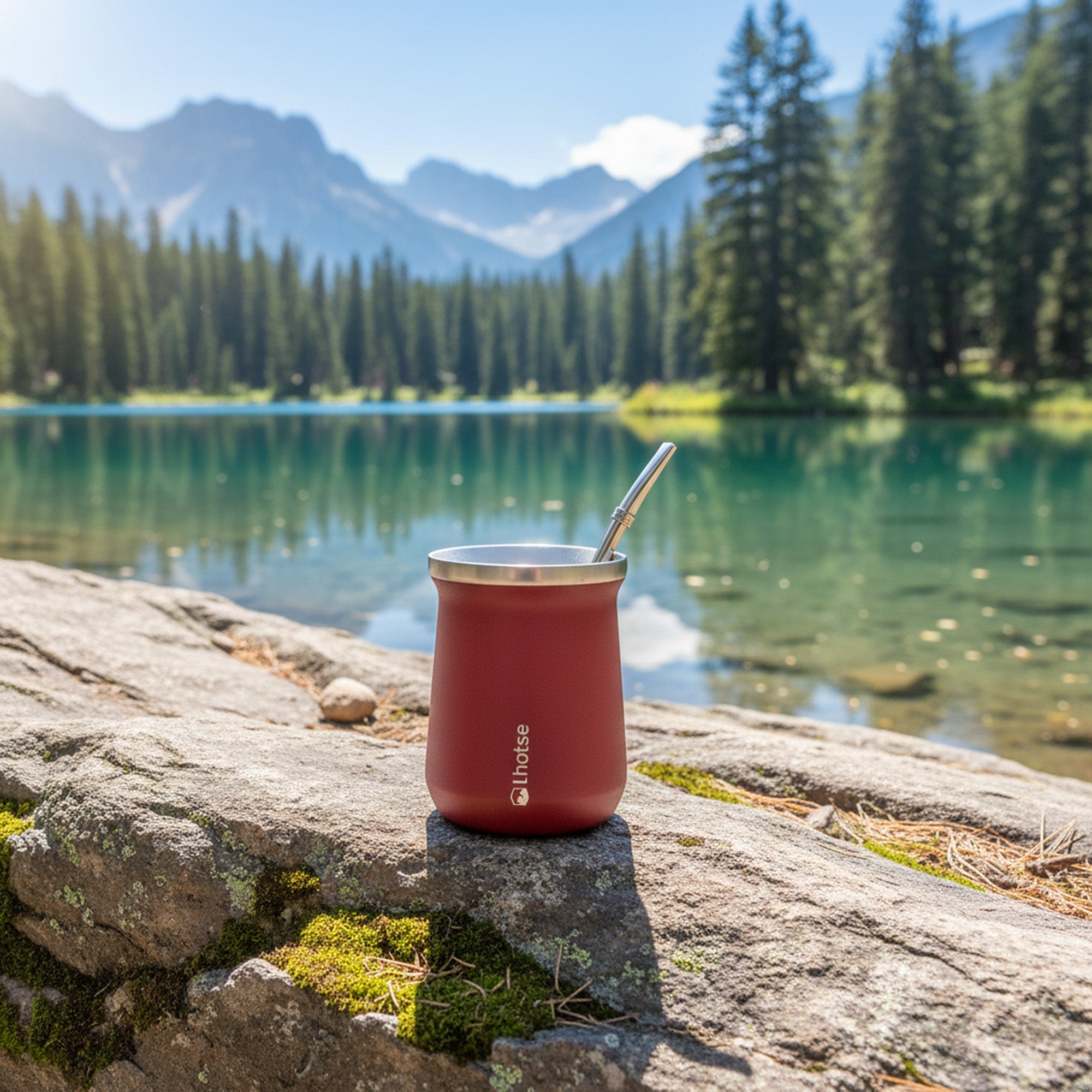 Mate Acero Inoxidable con Bombilla Lhotse