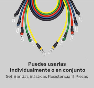 Lhotse | Set Bandas Elásticas Resistencias 11 Piezas