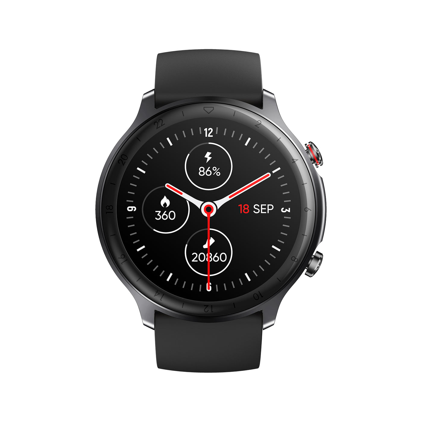 Pack Smartwatch Ultimate GPS 217 46mm Black + Audifono RM12