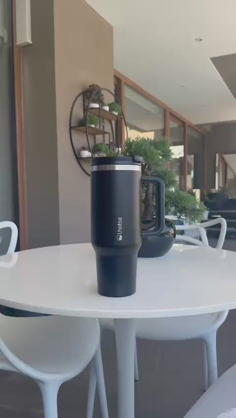 Vaso Tumbler 1180ml Azul cielo - video