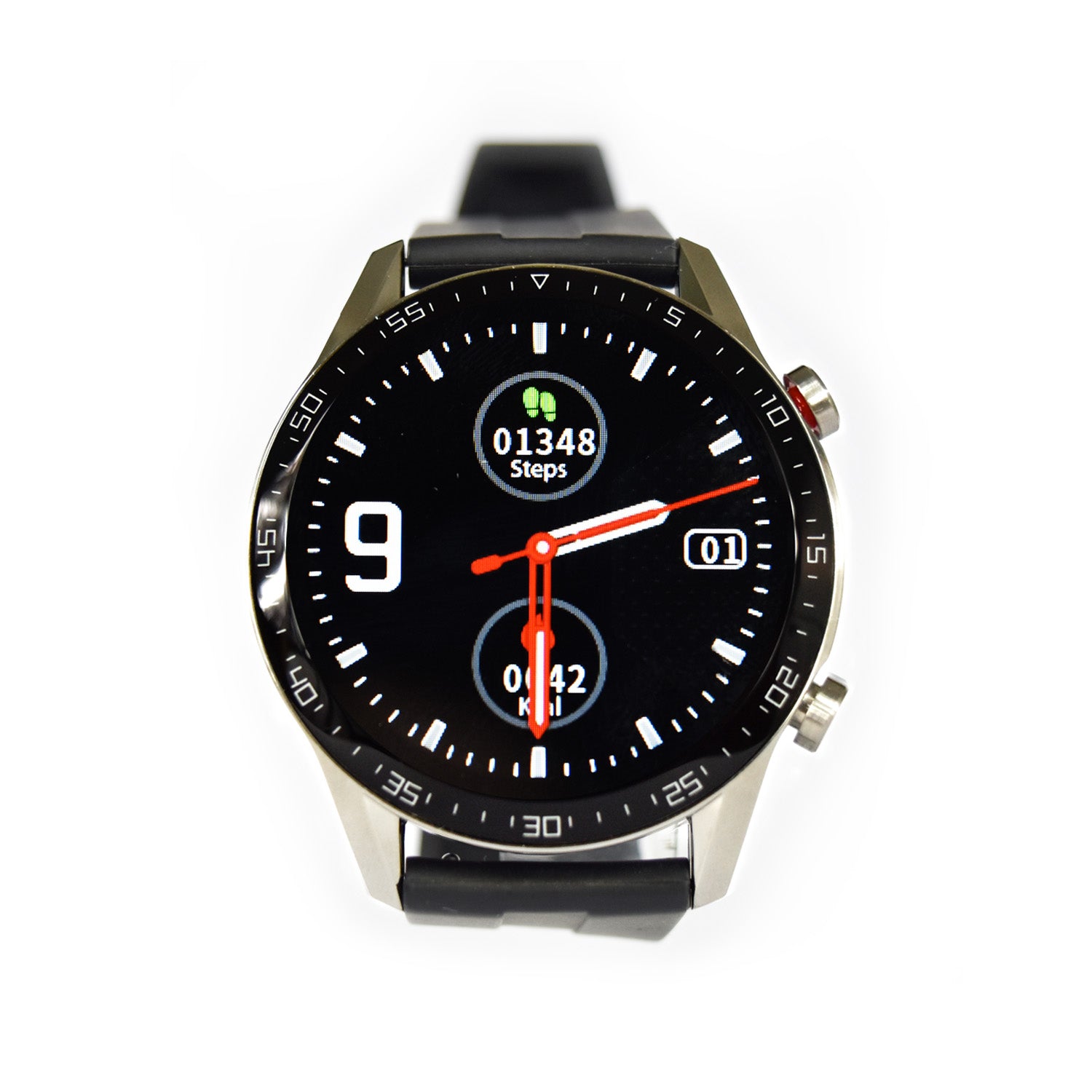 Reloj Smartwatch Lhotse RD9 Dark Silver Negro