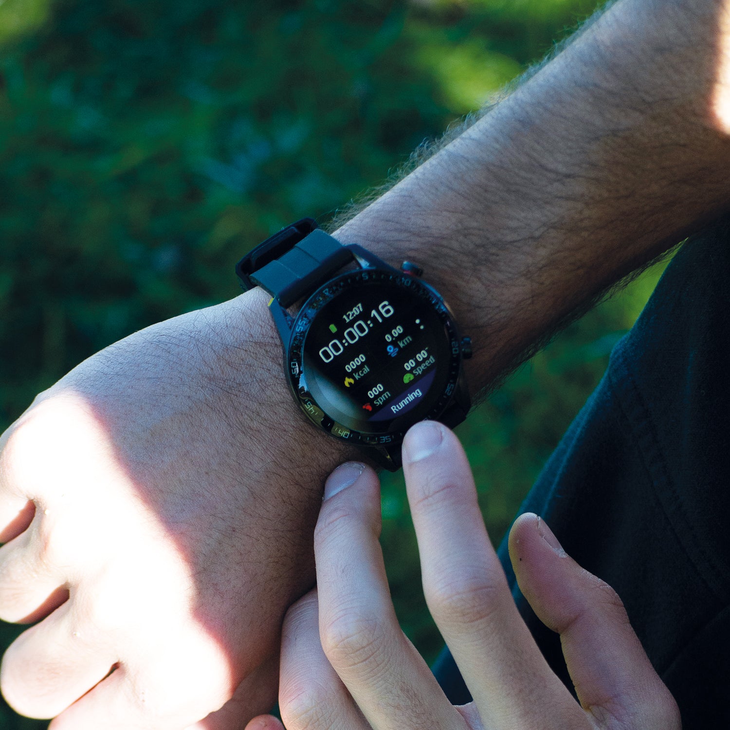 Reloj Smartwatch Lhotse RD9 Dark Silver Negro