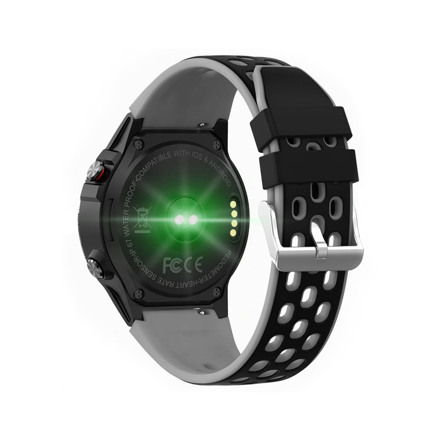 Reloj Smartwatch Lhotse Track M7 GPS Negro Gris