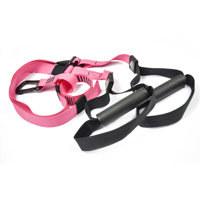 Kit TRX Rosado + 3 Bandas Elásticas Lhotse